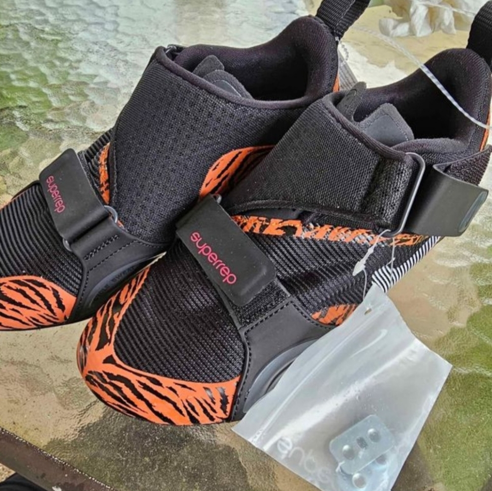 New!! Nike Super Rep Spin shoes -Tiger Print